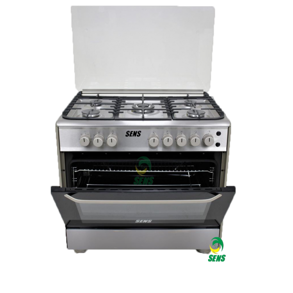 Cuisinière à gaz Hisense HFS90GA5ES - 5 feux - Four électrique -  Electromenager Dakar